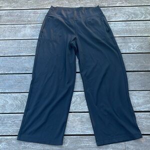 Athleta Black Wide-Leg Pants-Venice